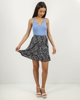 Picture of Mini Printed Skirt "Kira" in Navy Blue