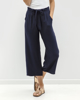 Picture of Women's Flowing Wide-Leg Trousers "Cira" blue navy