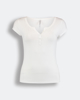 Γυναικεία κοντομάνικη μπλούζα "Henna" λευκό
