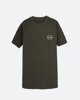 Ανδρικό κοντομάνικο T-Shirt με τύπωμα "Original brandname" Χακί