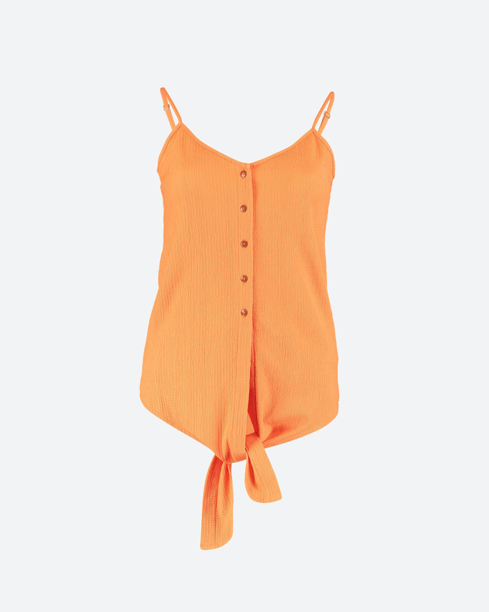 Picture of PLEATED TOP "Carry" in orange