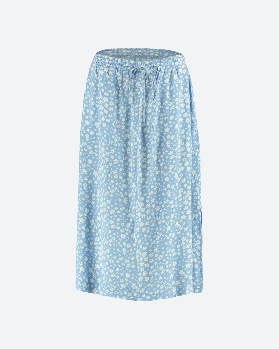 Picture of Maxi Floral Skirt "Marla" in Blue