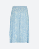 Μάξι φούστα φλοράλ με λάστιχο "Marla" μπλε χρώμα
