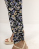 Picture of Women's Floral Trousers "Rana" in Black 