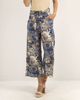 Picture of Women's Flowing Wide-Leg Trousers "Cira" blue