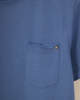 Ανδρικό Κοντομάνικο T-Shirt Μπλε από Οργανικό Βαμβάκι
