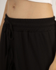 Γυναικεία παντελόνα με ελαστική μέση "Azita" χρώμα μαύρο