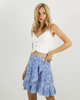 Picture of Mini Printed Skirt "Kira" in Blue