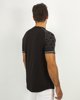 Ανδρική μπλούζα ελαστική με σχέδιο "Aldo" μαύρο