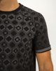 Ανδρική μπλούζα ελαστική με σχέδιο "Aldo" μαύρο