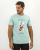 Picture of Men's Short Sleeve T-Shirt "Orange" Aqua