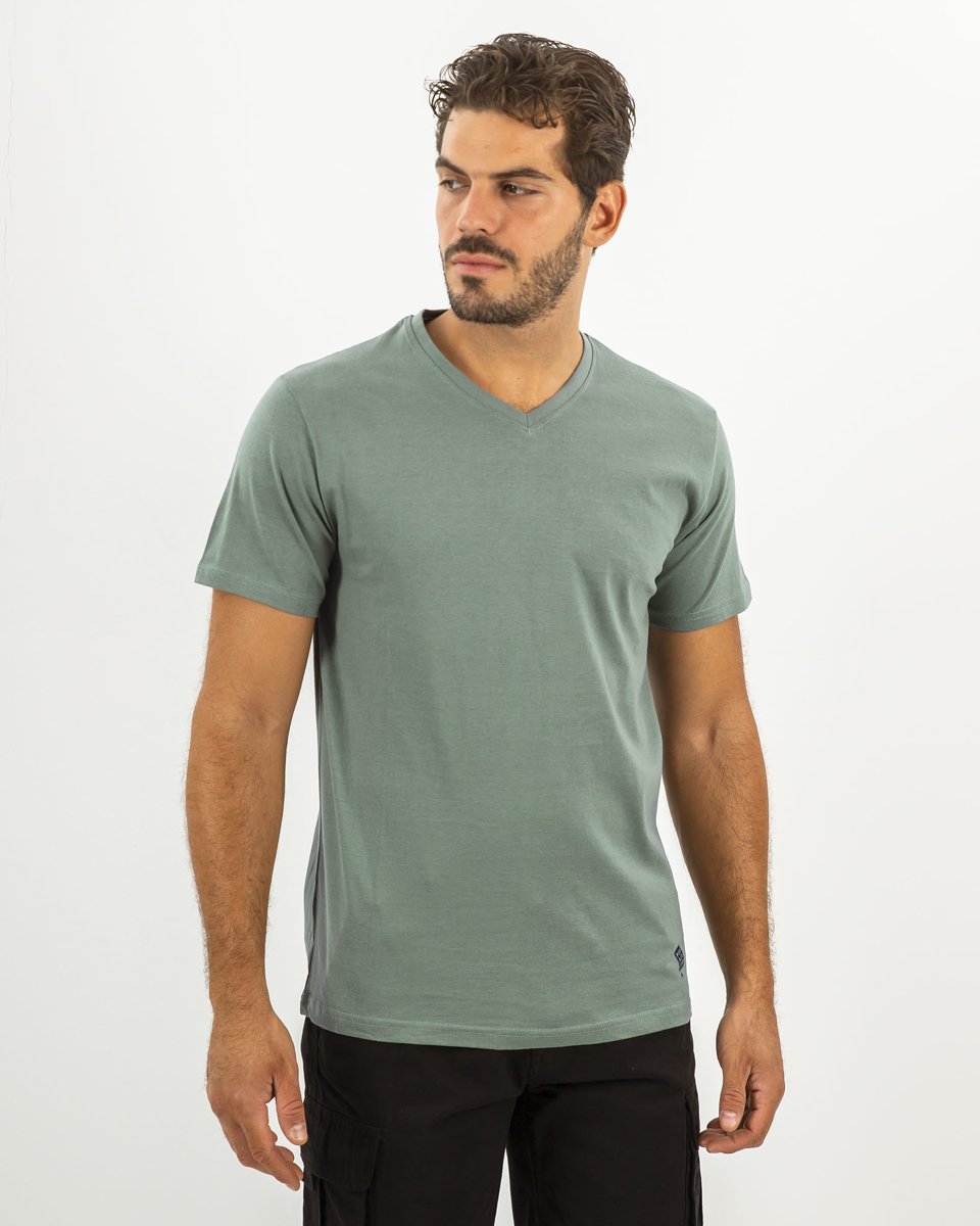 Ανδρικό Κοντομάνικο T-Shirt ''Miltos'' Χακί