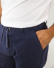 Picture of Men's Linen Bermuda Shorts in Blue "Lorentzo"