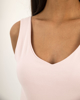 Γυναικεία μπλούζα αμάνικη "Salma" ροζ