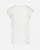 Γυναικεία Κοντομάνικη Μπλούζα με Τύπωμα "Su44ela" Λευκό