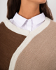 Picture of Knitted poncho "Viola" Brown