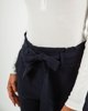 Γυναικείο Παντελόνι Ψηλόμεσο Τύπου Paperbag "Bengi" Μπλε Σκούρο