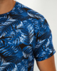 Ανδρική Μπλούζα Κοντομάνικη με Σχέδιο "Alessandro" Μπλε