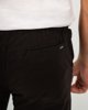 Ανδρικό Υφασμάτινο Παντελόνι με Μέση Jogger Μαύρο