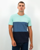 Picture of Men's Tricolored T-Shirt Blue