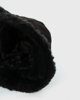 Γυναικείο Καπέλο Bucket Καστόρι με Γουνάκι F-MZ-5396 Μαύρο