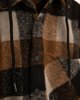 Ανδρικό Ελαφρύ Τζάκετ -Πουκάμισο με Αποσπώμενη Κουκούλα"Aurilio" Μαύρο Καρό