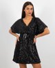 Picture of Mini Dress with Sequins "Sa44lina" Black