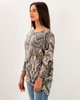 γυναικεία μπλούζα πλεκτή ελαφριά με σχέδιο