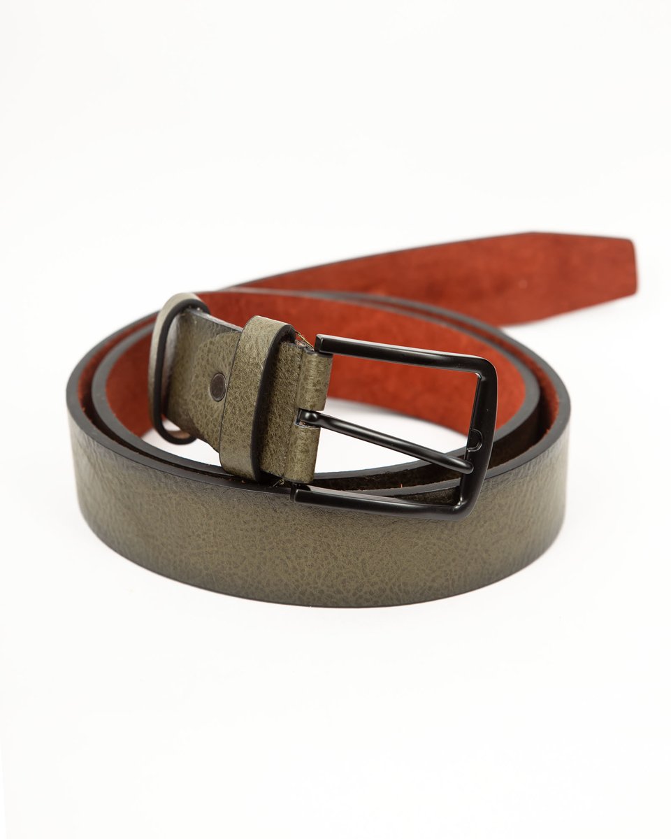 Picture of FAUX LEATHER BELT F-T22 KHAKI