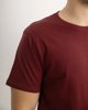 Ανδρικό Κοντομάνικο Basic T-Shirt Μπορντώ