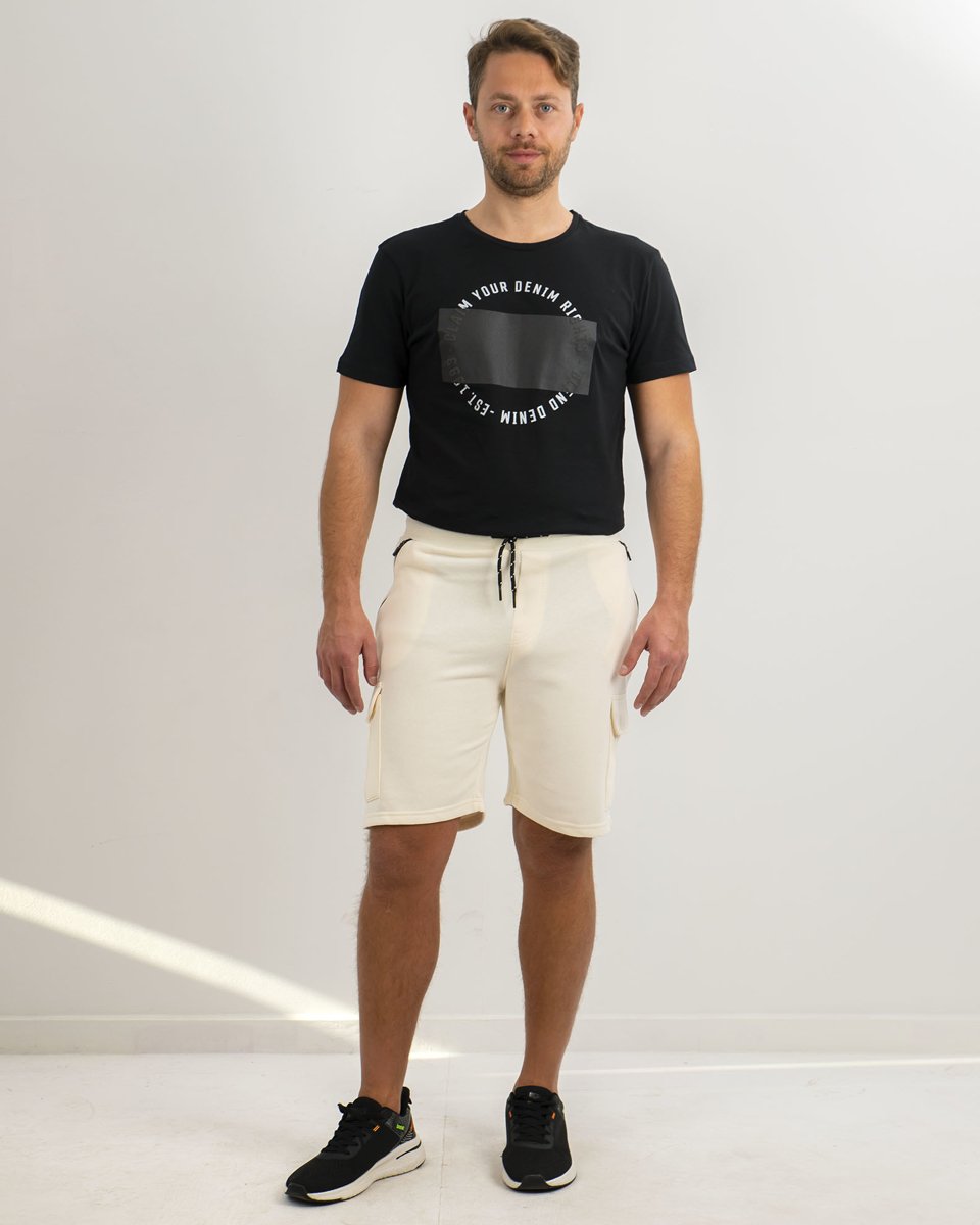 Picture of Men's Soft Bermuda "Alvaro" in Off-White