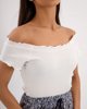 Γυναικεία Μπλούζα με Ίσιο Ντεκολτέ "Se44ahorse"Λευκό