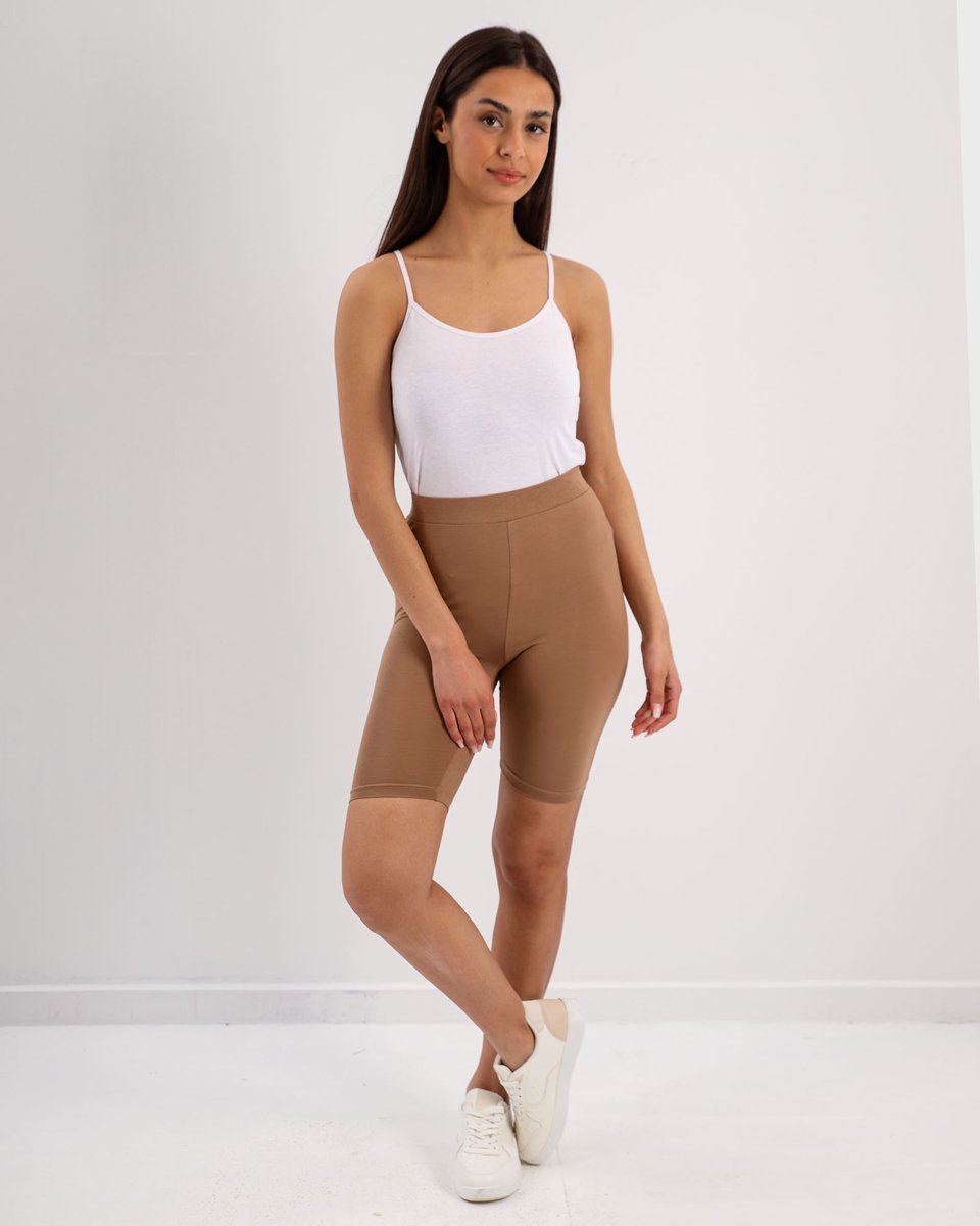 Picture of Seamless cycling leggings "Biker" taupe