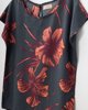 Picture of Women's printed short sleeve blouse "Vanessa" in PRINT 1