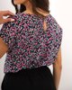 Picture of Women's printed short sleeve blouse "Vanessa" in PRINT 2