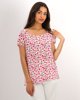 Γυναικεία κοντομάνικη μπλούζα με φλοράλ σχέδιο "Vanessa" PRINT 3