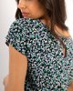 Picture of Women's printed short sleeve blouse "Vanessa" in PRINT 4