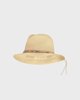 Γυναικείο Ψάθινο Καπέλο με Διακοσμητικό "Me44lli" Μπεζ