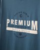 Ανδρικό Κοντομάνικο T-Shirt με Τύπωμα "Premium" Μπλε