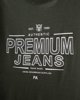 Ανδρικό Κοντομάνικο T-Shirt με Τύπωμα "Jeans" Χακί