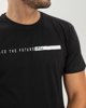Ανδρικό Κοντομάνικο T-Shirt με Τύπωμα "Future attitude" Μαύρο