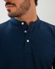 Picture of Men's Polo Shirt with Stand-up Collar "Alno" in Blue
