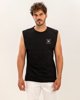 Picture of SLEEVELESS T-SHIRT WITH PRINT "Trol" BLACK