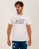 Ανδρικό Κοντομάνικο T-Shirt με Τύπωμα "National Sailing" Λευκό