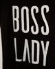 Γυναικείο Κοντομάνικο T-Shirt "Boss lady" Μαύρο