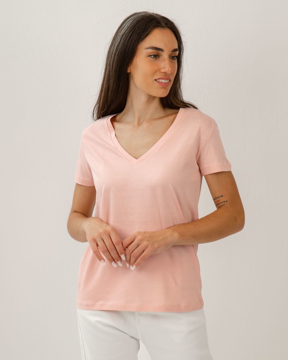 Picture of Γυναικείο Κοντομάνικο T-Shirt "Popi" Ροζ