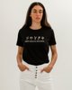 Γυναικεία Κοντομάνικη Μπλούζα με Τύπωμα "Grow positive thoughts" Μαύρο