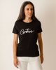 Γυναικεία Κοντομάνικη Μπλούζα με Τύπωμα "I am creative" Μαύρο