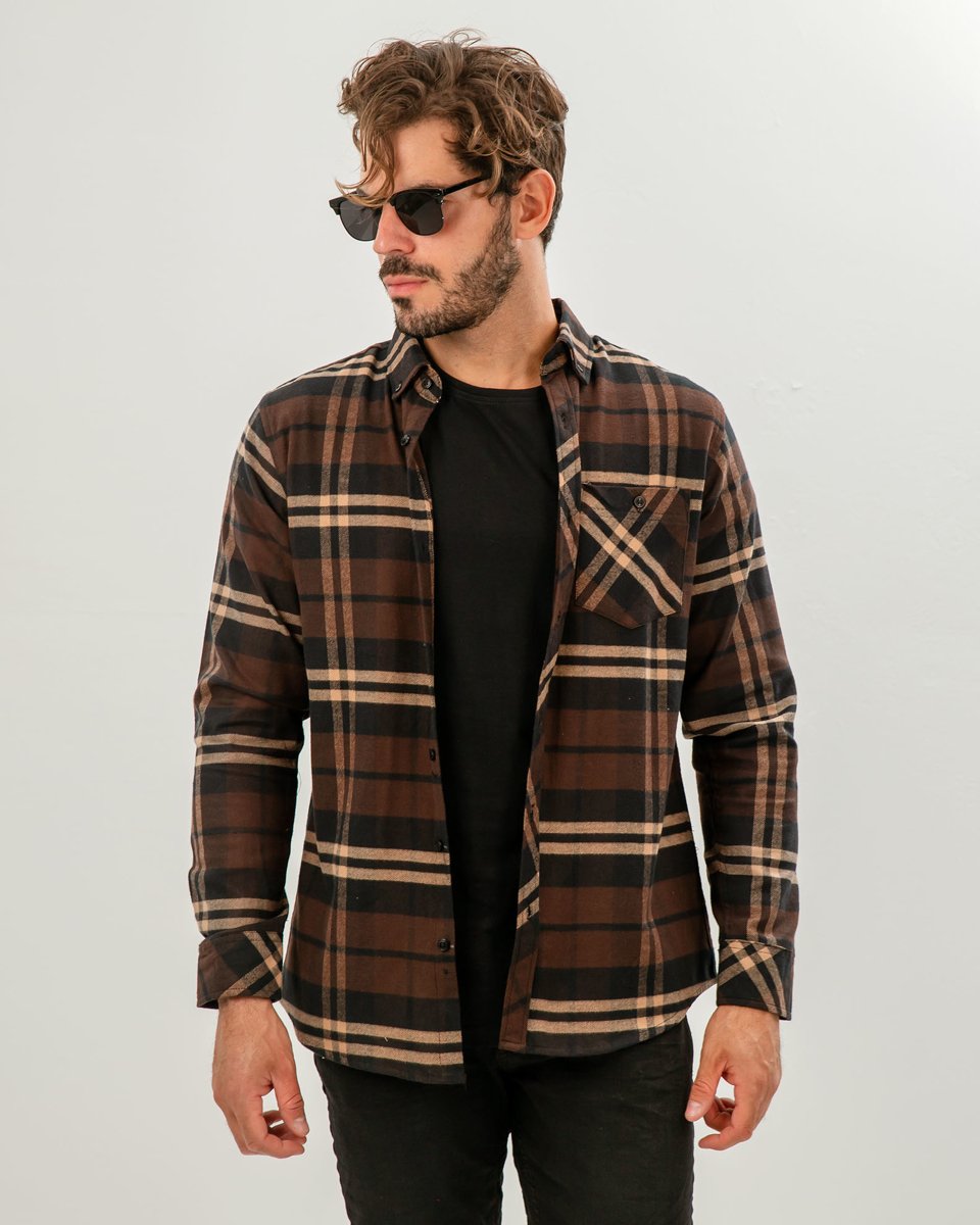 Picture of Men's Checked Shirt "Pablo" Comb.1