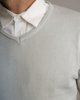 Ανδρική Πλεκτή Μπλούζα με V λαιμόκοψη "Roman" Γκρι Ανοιχτό